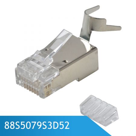 For 1.35-1.45mm Insulated Conductor - Cat 6A shielded modular plugs